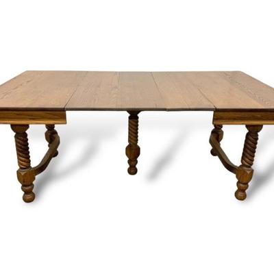 #14 • Watertown Slide Solid Wood Dining Table with Leaves
