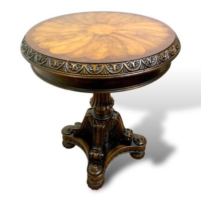 #22 • Hooker Furniture Corporation Round Accent Table with Speciamine Top
