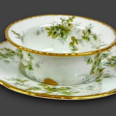 #146 • Haviland Limoges China - Sherbet/Berry Bowls & Saucers - France
