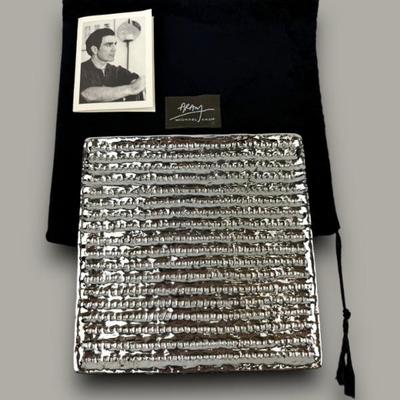 #164 • Michael Aram Judaica Nickelplate Matzah Plate
