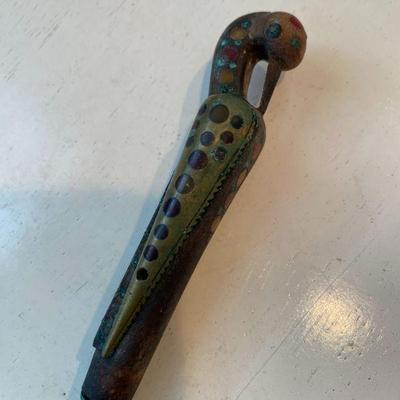Antique bird handle knife