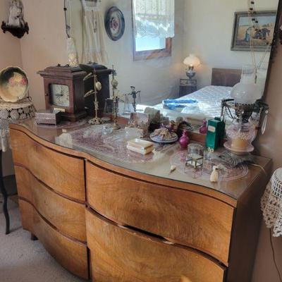 MCM dresser with mirror