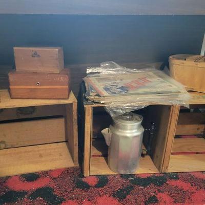Crates and boxes