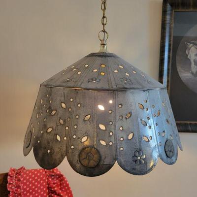 Sale Photo Thumbnail #46: Tin Hanging Light