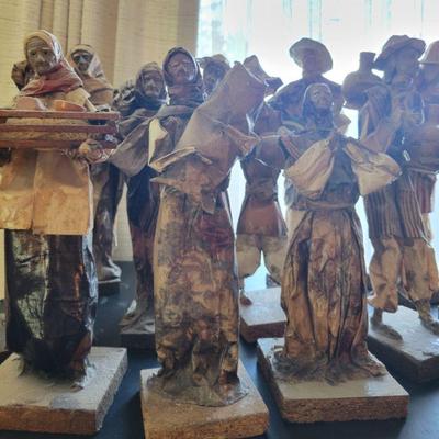 Paper mâché Mexican Figures