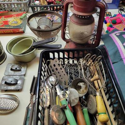 Vintage Utensil's, Lantern
