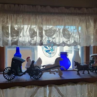 Cast Iron Horse and Buggies