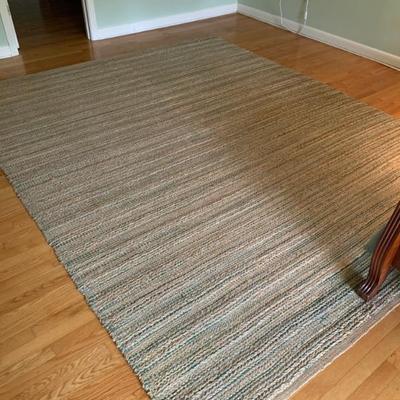 Crate and Barrel jute rug, 8’2” x 10’2”