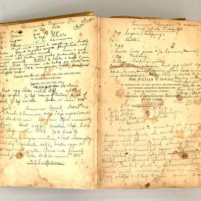 Well enjoyed Fannie Farmer Cookbook, 1927