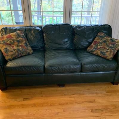 Leather couch