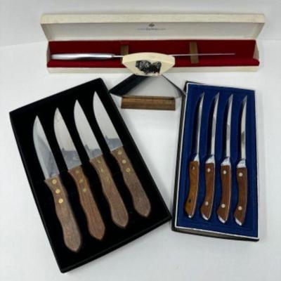 Premium Knife Collection: Ulu, Gerber, & Carvel Hall - Like New	