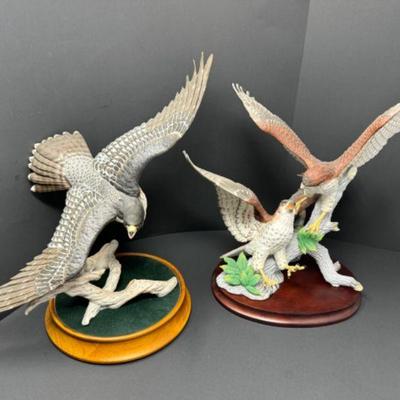 1989 Franklin Mint & 1994 Lenox Porcelain Birds Collectibles	