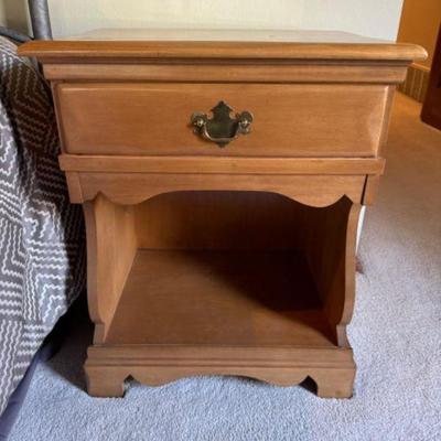 Kroehler Side End Table Nightstand w/ Drawer	