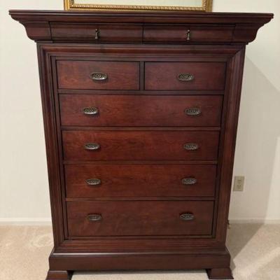 Bassett Furniture Louis Philippe Style Dressing Chest	