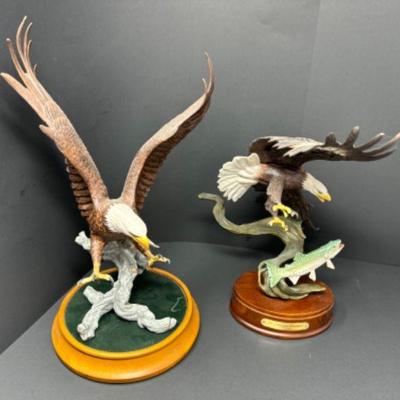Vintage Eagle Sculptures by Gocke & Van Ruyckevelt	