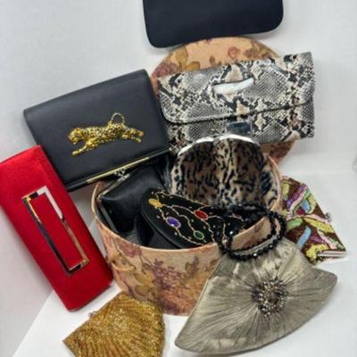 Clutching A Good Deal: Hat Box Full Of Fun & Funky Clutches	