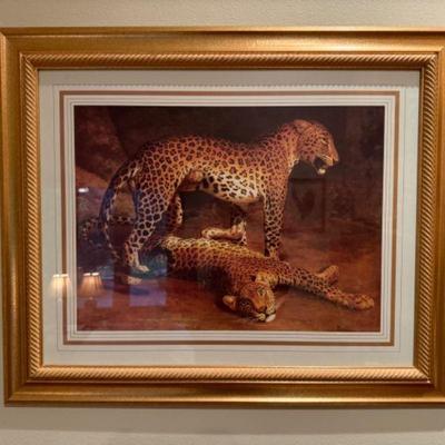 Elegant Baroque-Style Leopard Duo Print	