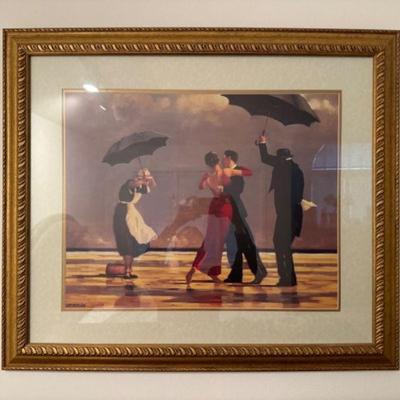 "The Singing Butler" by Jack Vettriano in Large Framed Print	