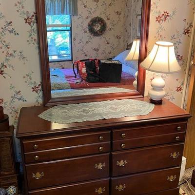 California Furniture Works Dresser with Mirror
