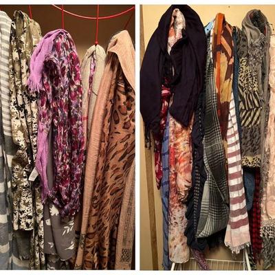 Mystery Lot - At Least 35 Scarves!
