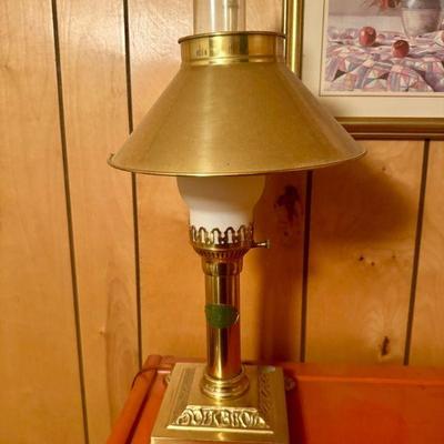 Underwriter Laboratories Vintage Footed Lamp
