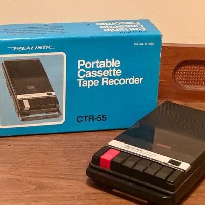Realistic Portable Cassette Recorder
