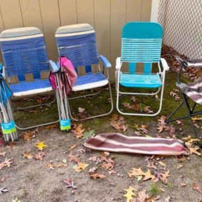 (7) Folding Camping Chairs
