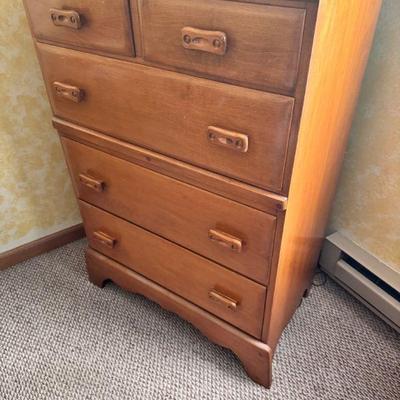 Vermont Solid Rock Maple Tall Dresser
