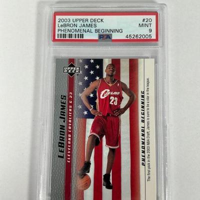 Upper Deck Lebron James Graded