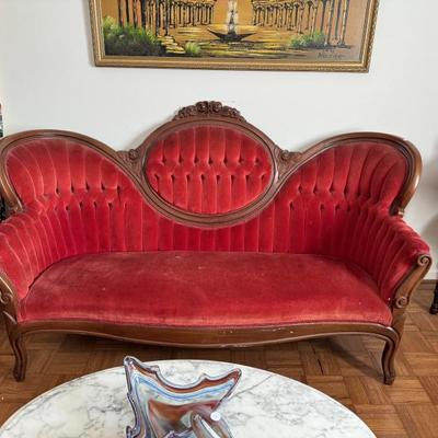 Victorian Style Parlor Sofa Buy it now $200