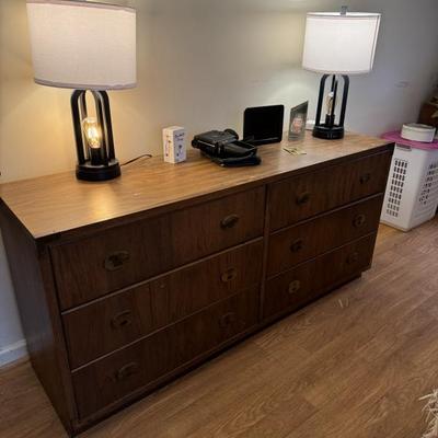 Vintage Campaign Style Dresser