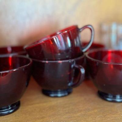 Cranberry Glass, Red Ruby glassware