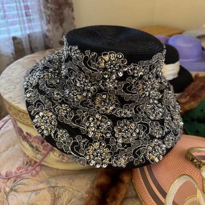 Vintage Beaded hat