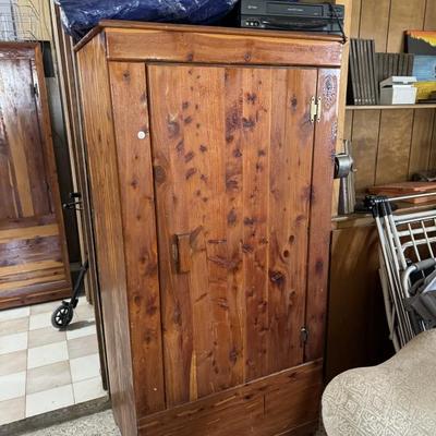 Vintage Cedar Wardrobe