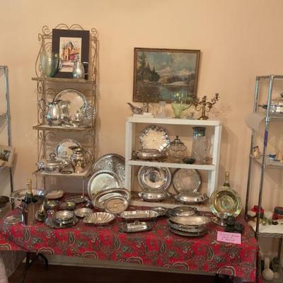 Silver plated items