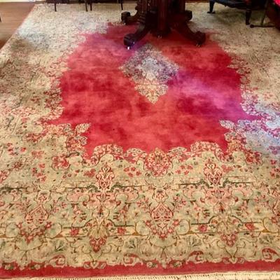 9’ 7” by 13’ 7” Persian Kerman rug 