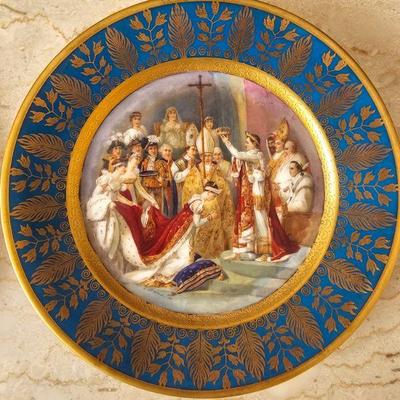 French Napoleonic wall plate