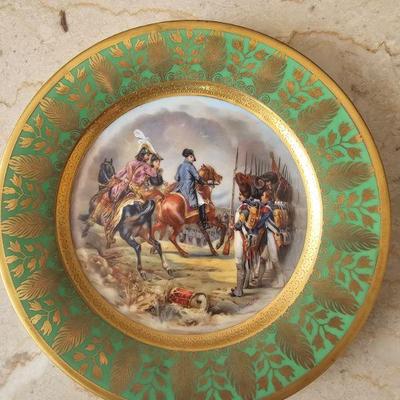 French Napoleonic wall plate