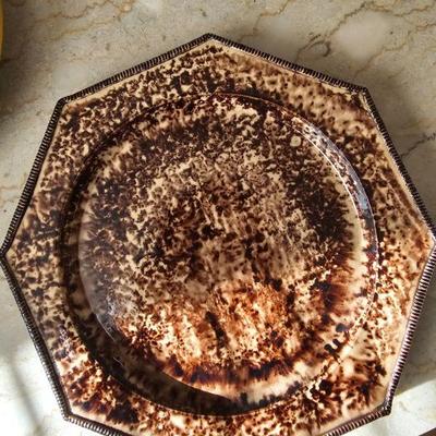Whieldon Ware pottery plate