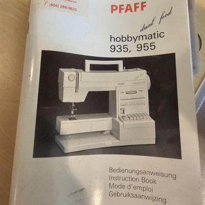 Pfaff Hobbymatic 935 manual