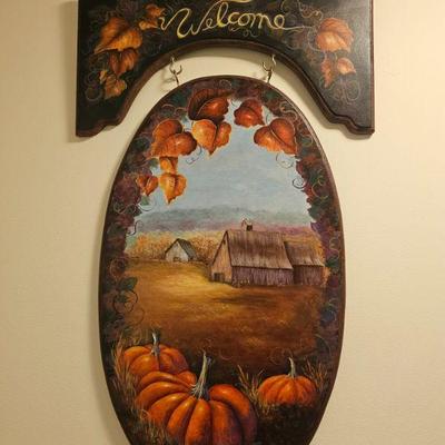 Fall welcome sign