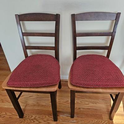 Chairs with cushions