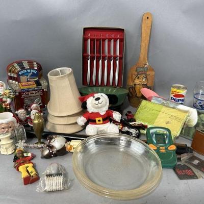 Lot 273 | Contents On Table Lefton Holiday, Fire King & More
