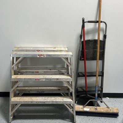 Lot 146 | Two Werner Wide Step Ladder & More
