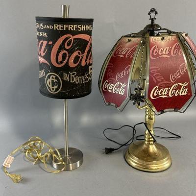Lot 122 | Two Vintage Coca-Cola Lamps
