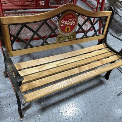 Lot 249 | Coca Cola Bench Wood & Metal
