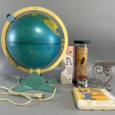 Lot 80 | Vintage Fisher Price Globe, Marbles, & More
