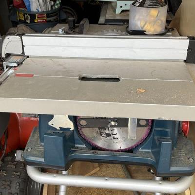 Lot 409 | Bosch TS3000 Table Saw With Base
