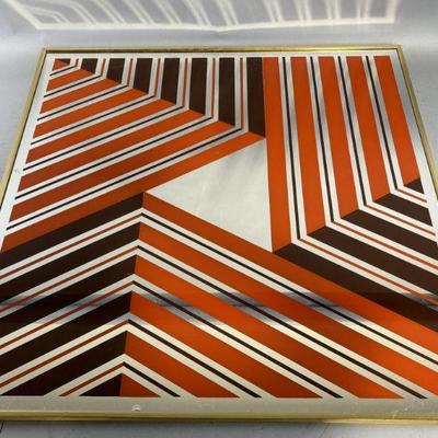 Lot 321 | Vintage Abstract Mirror
