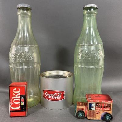 Lot 203 | 5 Coca-cola Change Banks
